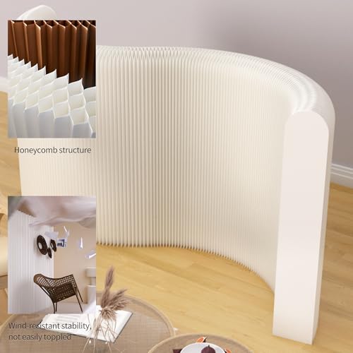 Séparateur de pièce en papier pliable pour isoler un espace intimité rapidement - 3