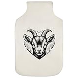 Azeeda 'Cute Baby Goat' Hot Water Bottle Cover (HW00036406)