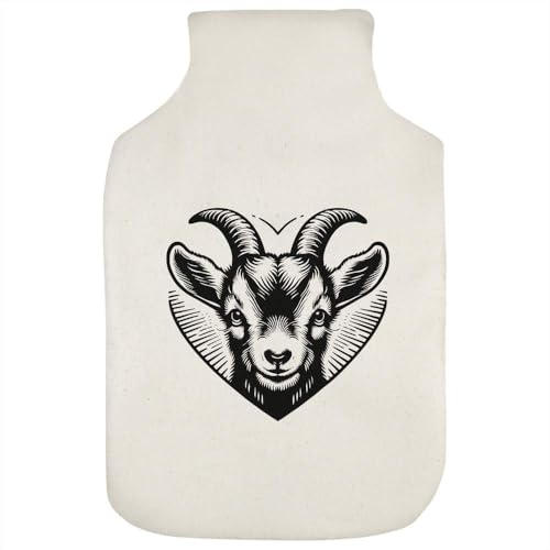 Azeeda 'Cute Baby Goat' Hot Water Bottle Cover (HW00036406)