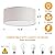 12.6" Modern Close to Ceiling Light with Linen Fabric Drum Shade,3-Light Semi Flush Mount Ceiling Light Fixture,Drum Light Fixtures Ceiling Mount for Kitchen, Bedroom, Bathroom, Living Room, Hallway