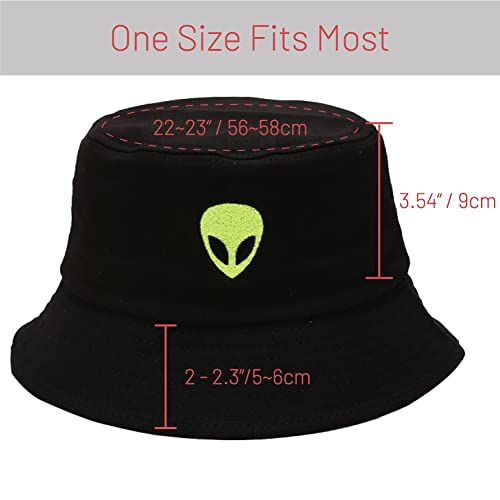 Image of Cotton Bucket Hat for Women Men Summer Travel Sun Beach Bucket Cap, Unisex Outdoor Fisherman Hat