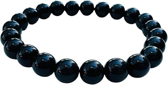 Unisex Hematite Stone Bracelet | Trendy Fashion Jewellery | For All Age Groups | Free 100 ml Ganga Jal-image-1