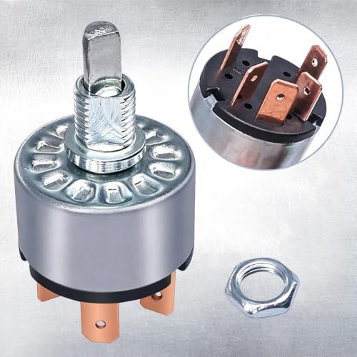 Interruptor giratorio de 4 posiciones y 3 velocidades 16A 120V CA para paneles y sistemas 5