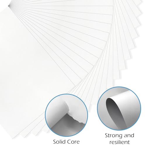 Sheets White Cardstock Paper,8.5 x 11 Letter Size 85lb Thick Printer Paper for Invitations, Menus, Scrapbooking,Arts and Crafts (White, 35) image 6