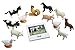 Montessori Animal Match - Miniature Farm Animal Toy Figurines with Matching Cards - 2 Part Cards. Montessori Learning Toy, Language Materials Busy Bag Activity