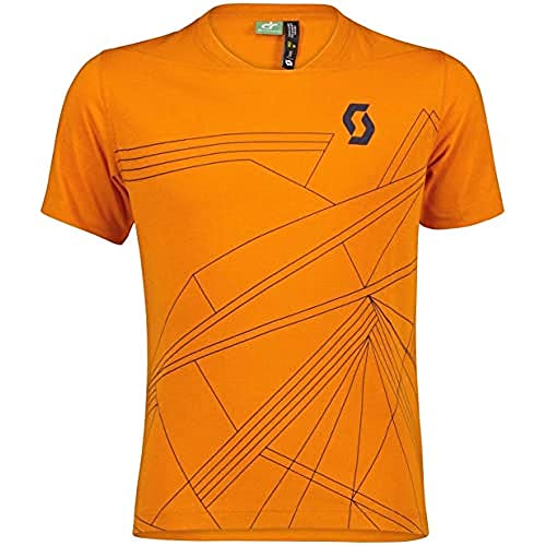 SCOTT Trail 10 DRI Junior Kinder Fahrrad Trikot kurz orange 2022: Größe: XL (164)