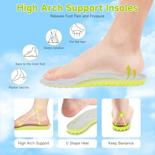 Image of 4D Stepper Insoles for Men and Women,Soft Arch Support Cloudsole Thick Cushion Cloud Insole for Foot Pain Relief