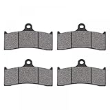 Motorcycle Front Brake Pads Compatible With X1 M2 Cyclone HHI Hawg Halters 6 Piston Models(2 PAIR FRONT)
