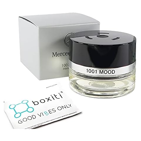 Boxiti Set – 1001 Mood for Mercedes Benz Air Freshener System, Genuine Perfume for Mercedes, Interior Cabin Fragrance for Mercedes Cars Equipped with Air Balance Package (P21) and Boxiti Wipe Cover