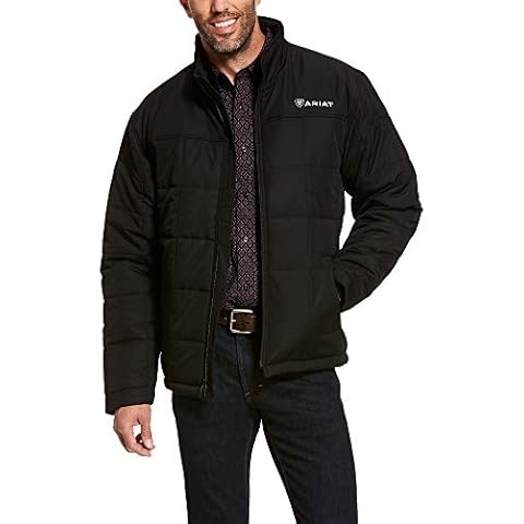 ARIAT Mens Crius Insulated Jacket Coat, Black, Large US Cover