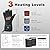 Heated Gloves for Men & Women, Upgrade 5000mAh Battery & Full Hand Heat, Winter Heated Gloves Rechargeable, 3 Heating Levels, Waterproof, Touchscreen, for Motorcycle, Skiing, Hunting, Work
