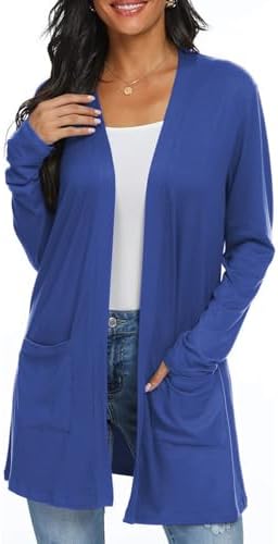 Women's Long Sleeve Cardigan - Lightweight & Cozy