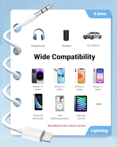 Seulliya MFi Certified Lightning Aux Cable