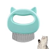 Katzenbürste,Katzenkamm Massagekamm Haustier Katzen Hund Bürste Katzenkämme Haustierbürste Langhaar Kurzhaar Haustierkamm Muschelkamm für Fellpflege Reinigung zur Entfernung von Losen Haaren