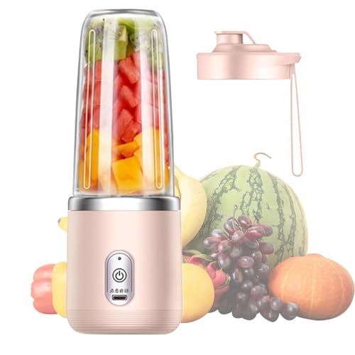 Licuadora Portátil - Batidora Personal Para Smoothies Y Batidos, Licua Hielo Y Fruta Congelada,...