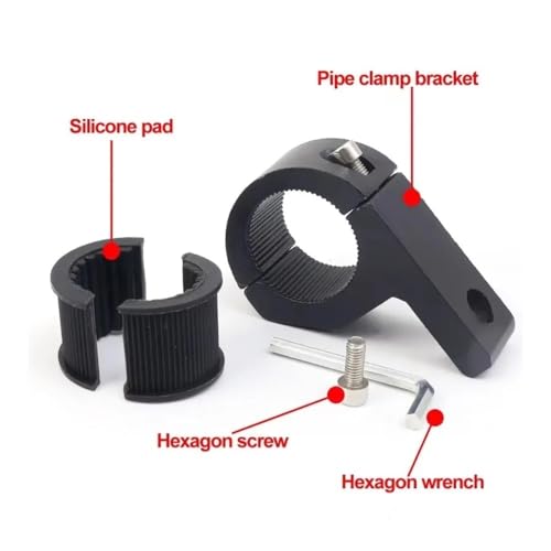 Modification de lampe frontale avec support phare moto à pince réglable - 4