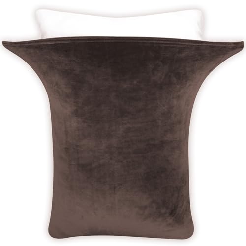 BestOnePlus 【のびのび・接触温感】枕カバー あったか43×63p~50×70p枕適用 秋冬用 封筒式 静電気防止 CICA高保湿 3Dのびる マイクロファイバー すいしょうマイクロ シルクタッチ 着脱簡単 変形枕にもフィット 光触媒加工 抗菌防