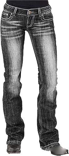 Pantalon en denim évasé parfait pour booster votre garde-robe urbaine
