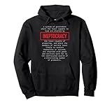 Photo Gallery funny political saying ineptocracy definition design red felpa con cappuccio Photo Gallery funny political saying ineptocracy definition design red felpa con cappuccio