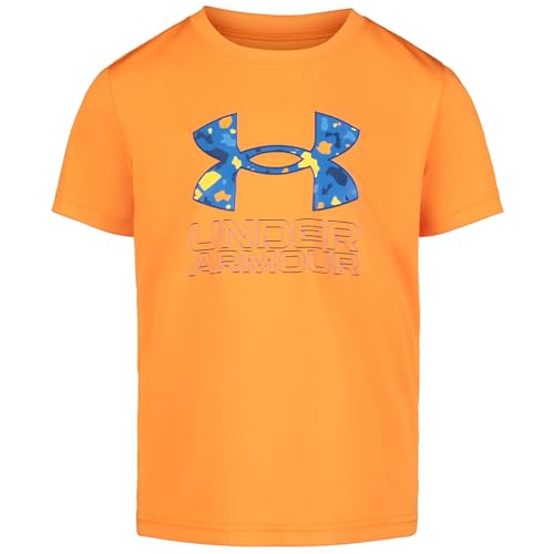 Image of Under Armour Boys' Short Sleeve Core Graphic T-Shirt, Lightweight & Breathable, Relaxed Fit