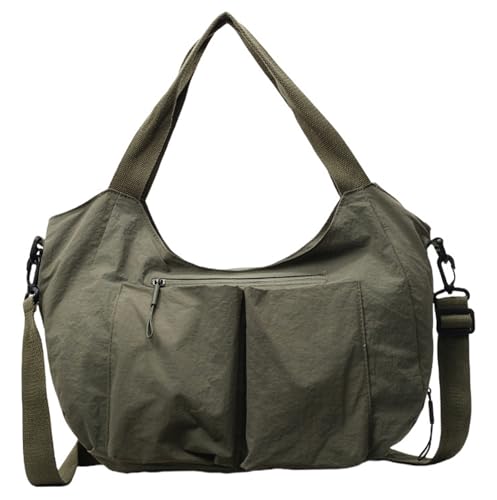 Nylon Tote Bag 2025 Unisex Fashion Shoulder Bag Multi-Pocket Design Large Capacity Crossbody Daily Commute