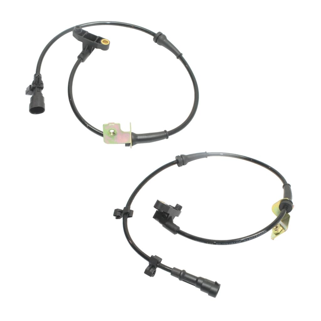 for Chrysler PT Cruiser 2001-2009 ABS Speed Sensor Driver and Passenger Side | Pair | Front | 2 Male Terminals | Blade Type