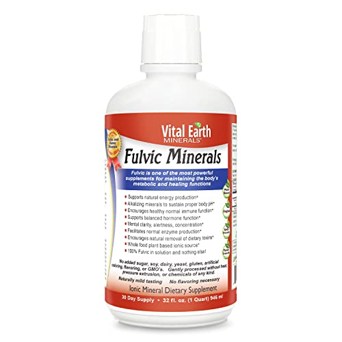 Vital-Earth-Minerals-Fulvic-Minerals-Liquid-70-Trace-Minerals-Electrolytes-Fulvic-Acid-Minerals-for-Cellular-Detox-Wellness-Gut-Health-32-Fl-Oz