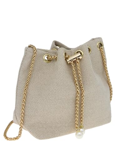 Women's Drawstring Bucket Bag Evening Party Wedding Purse Retro Glossy Handbag With Chain Strap2