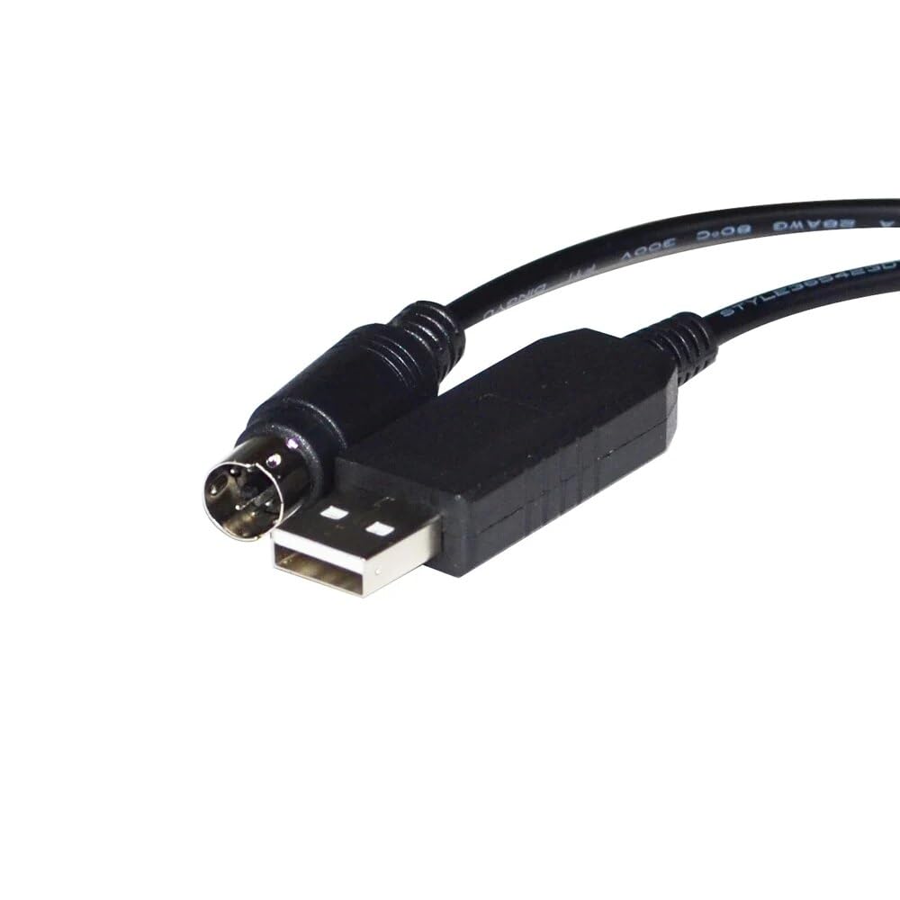 Server Accessories - FTDI FT232RL USB TO 4-CHANNEL MINI DIN 4 PIN MD4 Adapters RS232 SERIAL COMMUNICATION CABLE FOR SI ANALYTICS-SCHOTT TITROLINE EASY (DB9-MINI DIN, 3m)