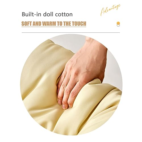 Cojín redondo para silla de 100 cm ideal para sillón giratorio y rincón de lectura en el salón 5