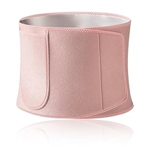 Sweat Waist Trimmer for Women and Men, Sweat Band Waist Trainer Belt for Training, Slim Body Belt Weight Loss Tummy Wrap Workout Belly Sports Girdle Fat Burning Sauna Back Support -Upgraded