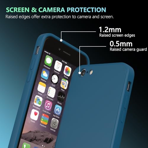 Image of for iPhone 6S Case Dark Blue, Scratch Resistant with Soft Touch, Slim Thin Phone Cover for iPhone 6 4.7 inch