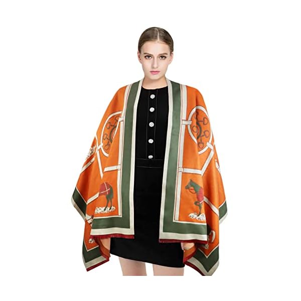 Women's Scarf Shawls and Wraps for Evening Dresses, Redhom Soft Large Blanket Pashmina for Fall Winter with Gorgeous Color - Image 3