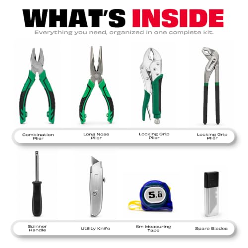 Image of JPT 85-Piece Mechanics Tool Set, Garage Repair Kit with Tool Box