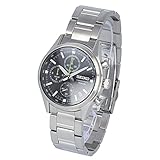 SEIKO セイコー 腕時計 時計 メンズ 防水 クオーツ アナログ クロノグラフ ステンレス メタル シルバー ブラック SSB419P [並行輸入品]