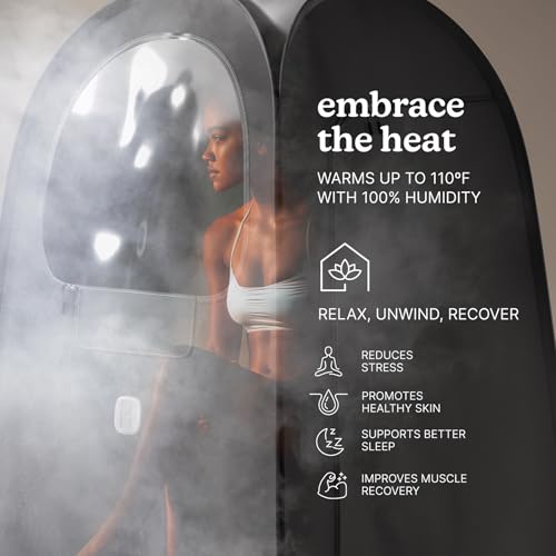 Homedics Portable Steam Sauna, Collapsible Design with Chair & Storage Bag, Heats Up to 115°F, Steam-Ready in 15 Minutes, 60-Minute Session, Compact Home Spa for Relaxation & Stress Relief by Homedics - Image 3