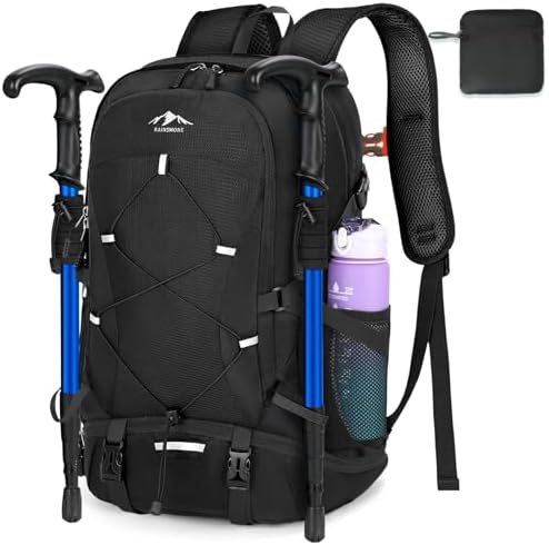 RAINSMORE Sac à Dos Randonnée 40L Sac à Dos Homme Étanche Sac à D...
