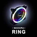 55 Farben Setting Sahara Gaming Ring RGB Ventilator 12cm