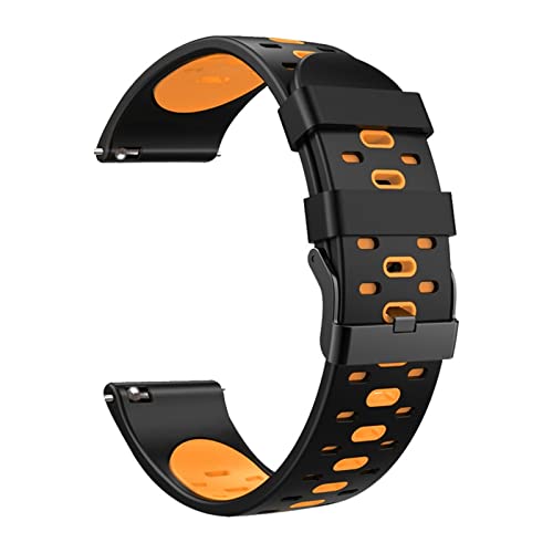 BNEGUV Silicone Correa Wrist Band for COROS APEX Pro/APEX 46mm Strap Watchband for Huawei GT3 GT2 GT 3 GT 2 Pro 46mm Bracelet 22MM Watch Bands (Band Color : Style F, Band Width : 22mm Universal)