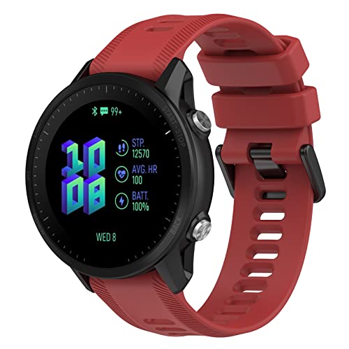 Compatible with Garmin�i�K�[�~���jForerunner 955 �o���h �A�V���R���������o���h�A �_�炩�^���^ �x���g�AForerunner 955 ���v�o���h (��)