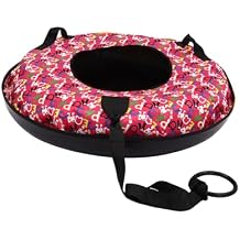 Snow Tube Heavy Duty Inflatable Sledding Tube High Speed Snow Tube Sled Towable Sledding Tube Oxford Cloth Snow Tube for Adults & Kids