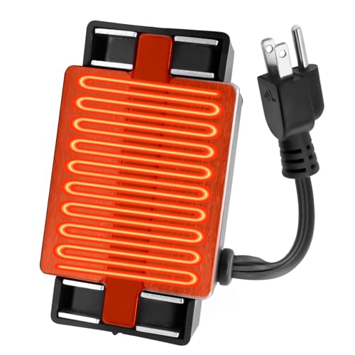 120V 300W Portable Magnetic Engine Block Heater for Transmissions Oil Pans and Small Engines-Rated at 120 Volts 300 Watt