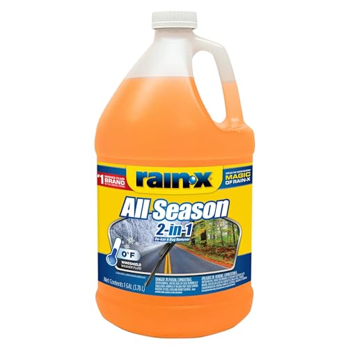 image for Rain-X All Season 0°F 2-in-1 De-Icer & Bug Remover Windshield Washer 