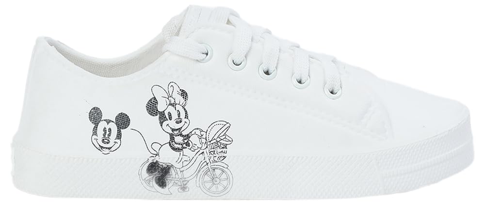 Max Girls Mickey Mouse Printed Wash & Wear Sneakers (PA23KGCS4007WHITE)_35 (B0CY1WV5Z8) Amazon Price History, Amazon Price Tracker