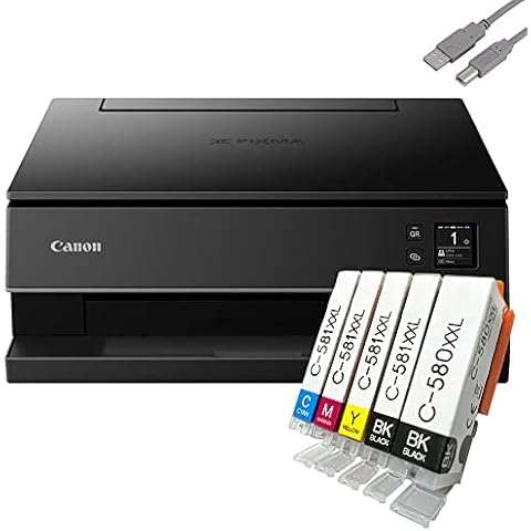 youprint Bundle Canon PIXMA TS6350a Drucker (mit Scanner, Kopierer) mit 5er Set Tintenpatronen Cover