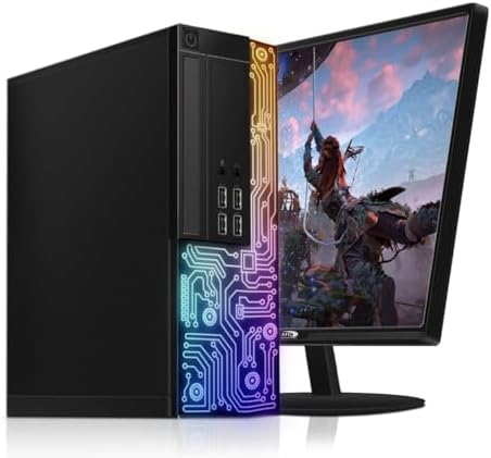 Dell pc Gaming Completo, Ordenador de sobremesa, Quad Core I5 up to 3.6 GHz, GeForce GT 1030 2 GB GDDR5, RAM 16 GB, SSD 512 GB, WiFi 600 M, Bluetooth 5.0, New 22" 1080 FHD LED, W10P64