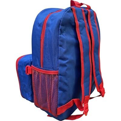 Ruz Sonic The Hedgehog 16 Inch Backpack With Detachable Matching Lunch Box (Sonic I)