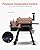 VEVOR Wood Pellet Grill Smoker, 8 in 1 BBQ Grills for Outdoor Cooking, 575 Square Inches Cook Area Electric Grill and Smoker, with LCD Screen Controller, Meat Probe, 500°F Max Temperature, Black