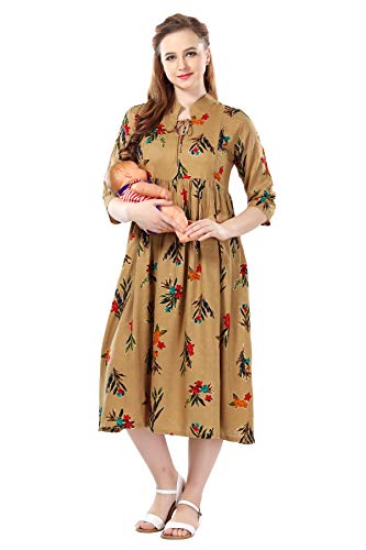 Image of AV2 Women's Rayon Relaxed Fit A Line Maternity Wear