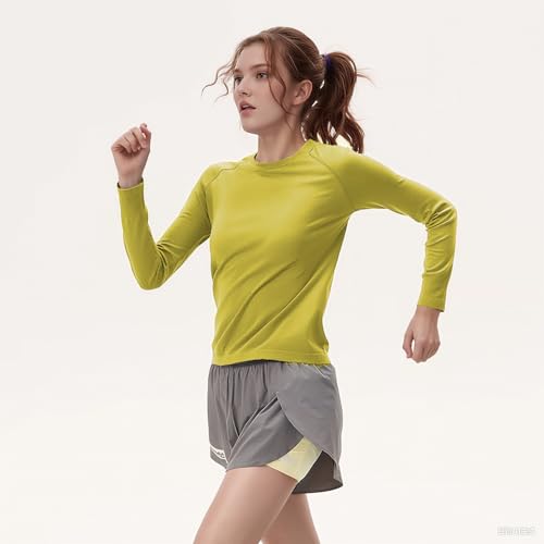 Outdoor Merino Wool Quick Drying Women's Hiking T-Shirt Crewneck Long Sleeve Extra Thick3